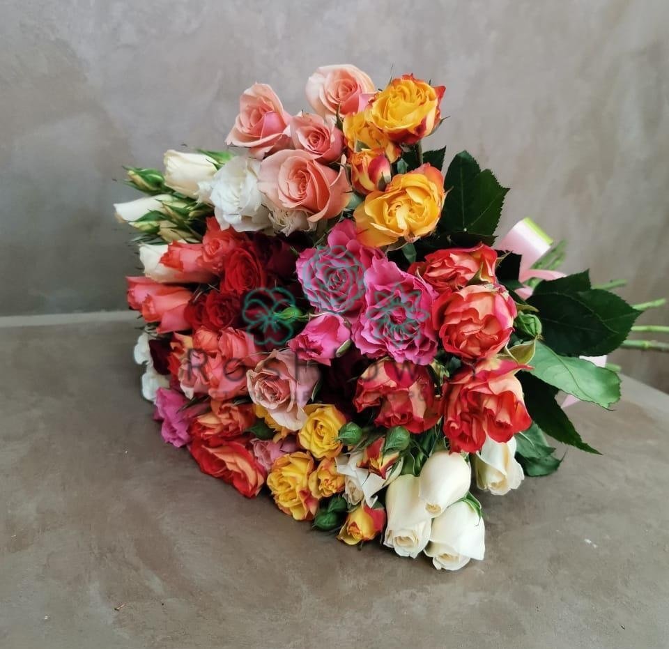 Букет цветов из: Розы в Добровольном