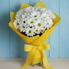 Букет цветов из:  Хризантемы #REPLACE_PRED# Добровольном