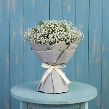 Букет цветов из:  Гипсофила в Добровольном