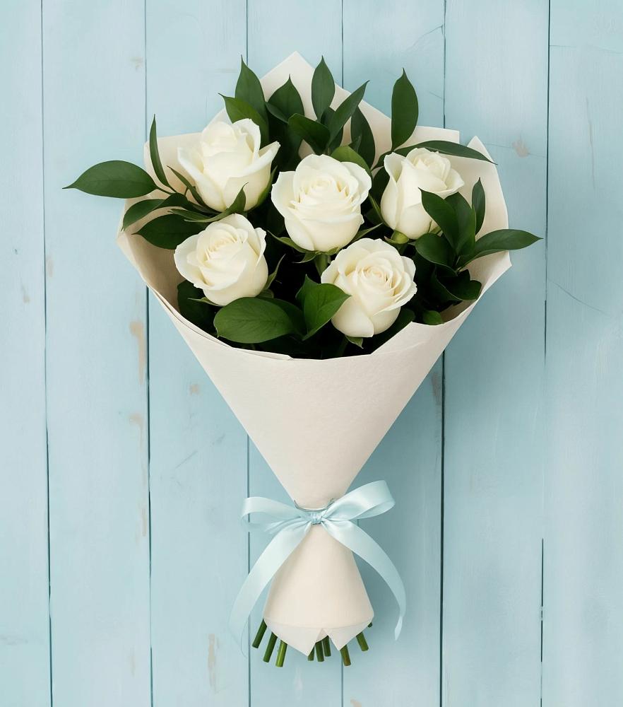 Букет цветов из: Розы в Добровольном