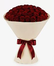 Букет 101 Бордовая роза Блэк Бакарра #REPLACE_PRED# Добровольном