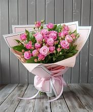 Букет Розовый кустик #REPLACE_PRED# Добровольном