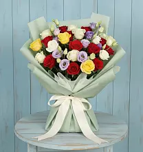 Букет цветов из:  Розы в Добровольном