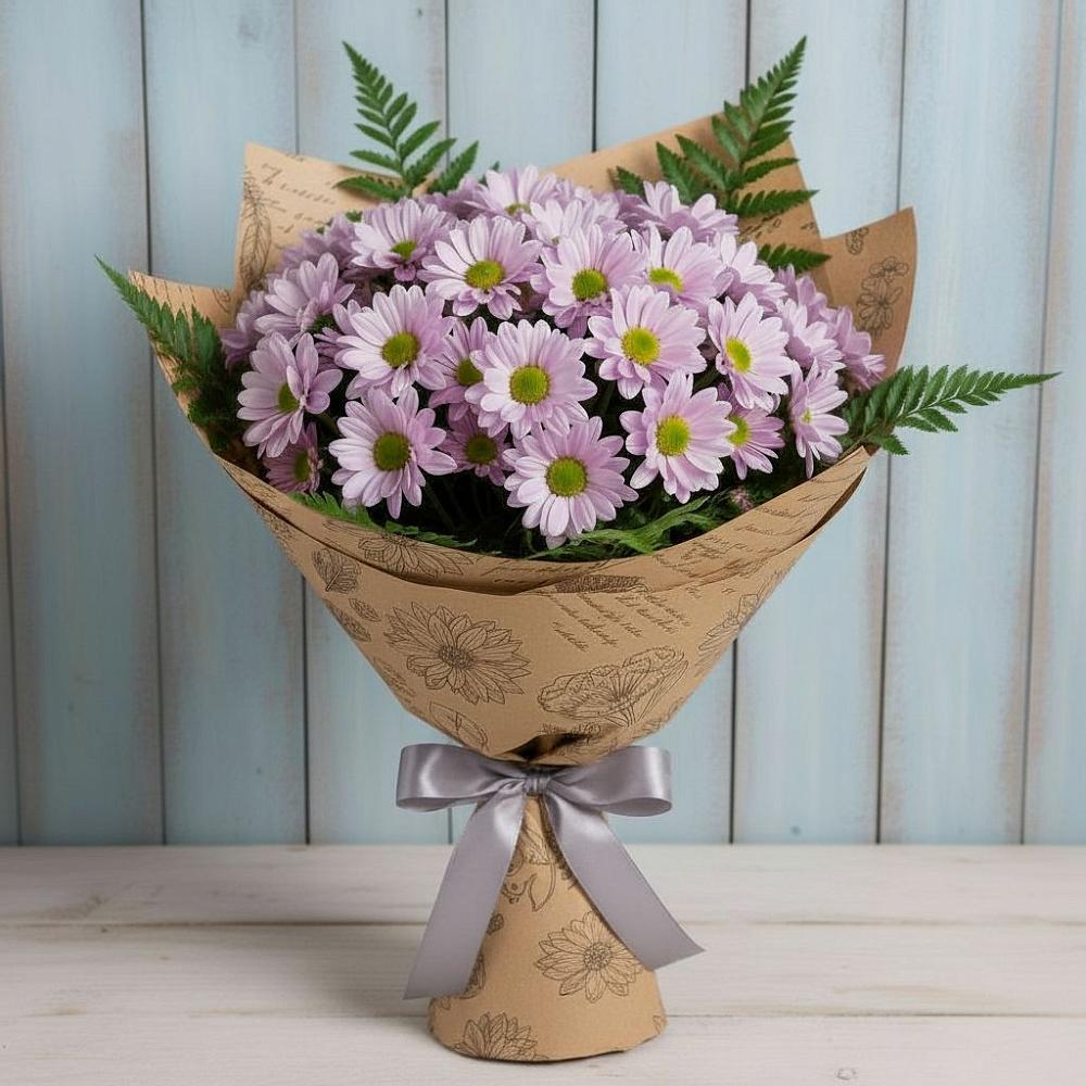 Букет цветов из: Хризантемы в Добровольном