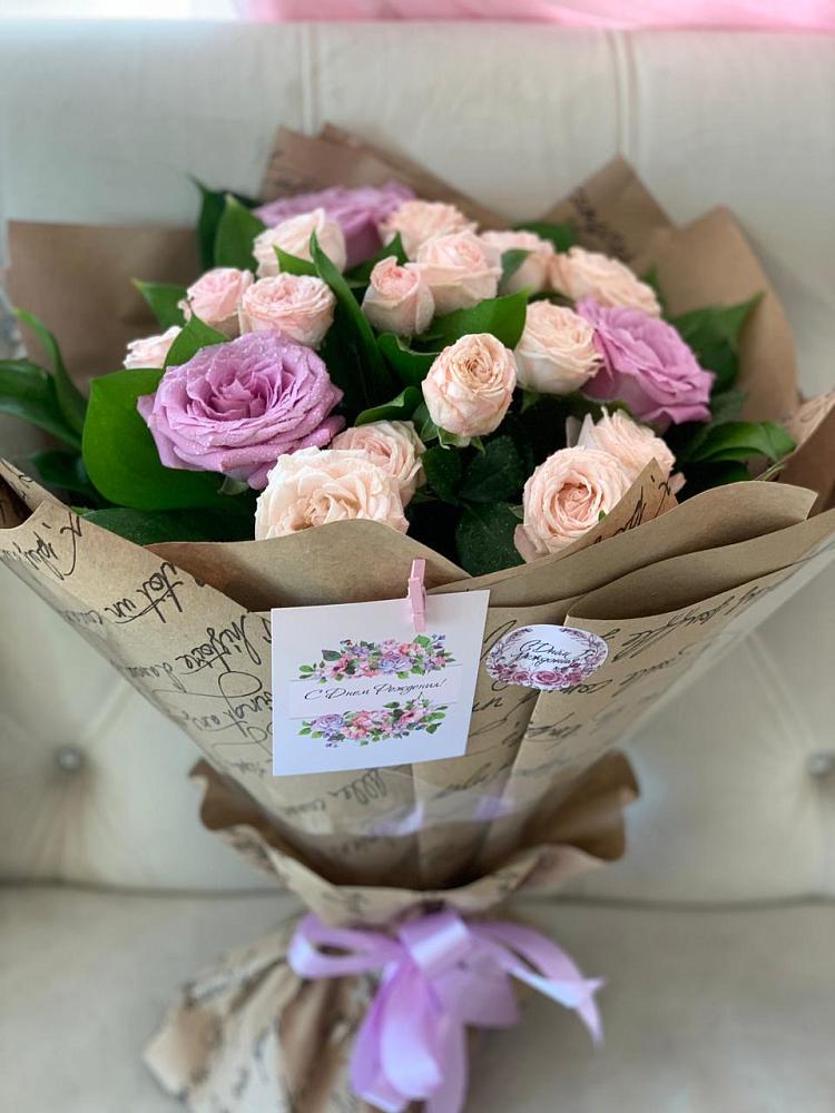 Букет цветов из: Розы в Добровольном