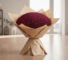 Букет 101 Красная роза #REPLACE_PRED# Добровольном