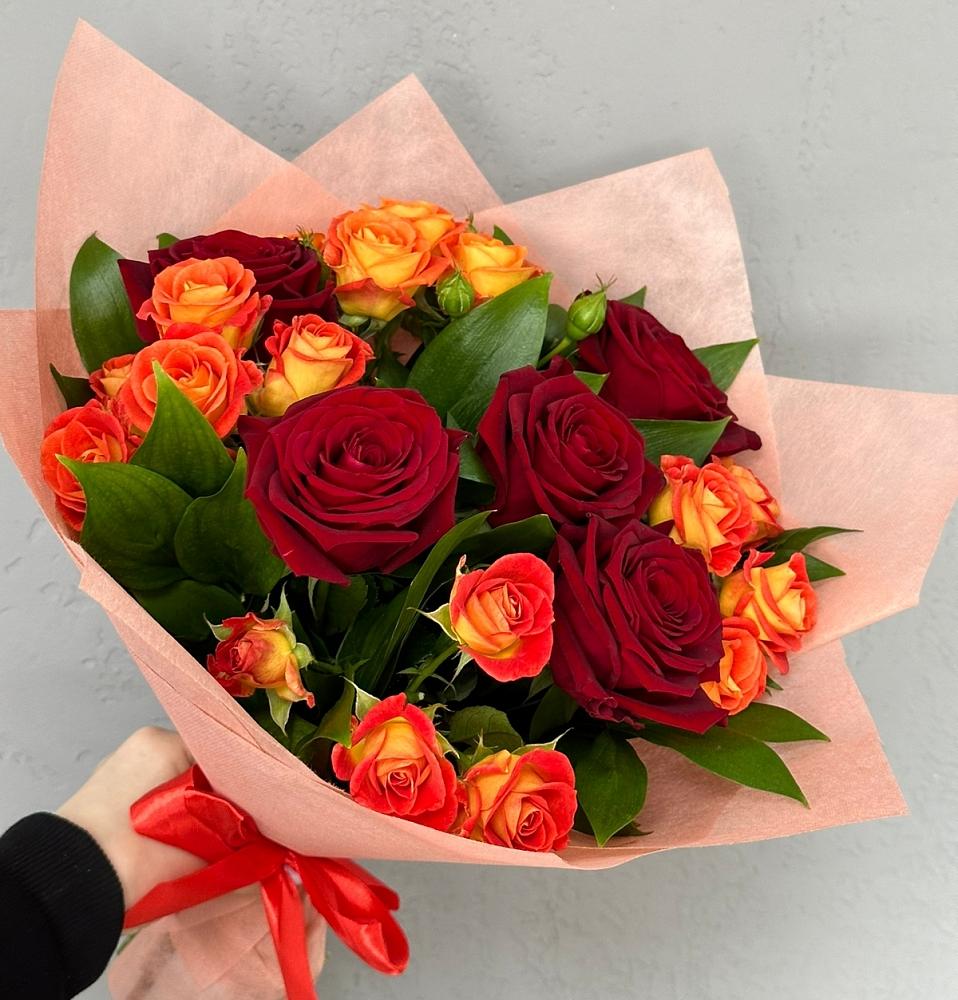 Букет Любовь и восторг в Добровольном