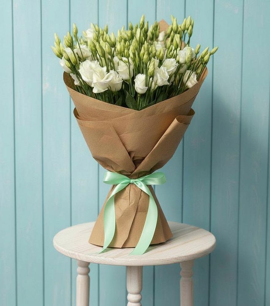 Букет цветов из: Лизиантусы в Добровольном