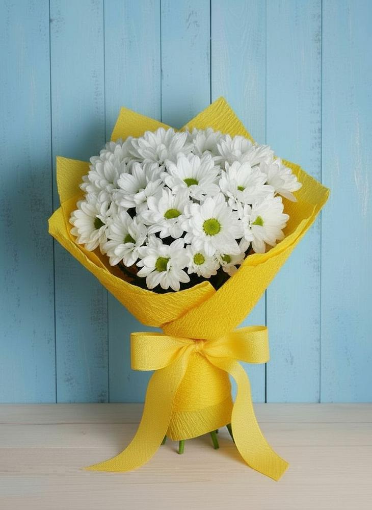 Букет цветов из: Хризантемы в Добровольном
