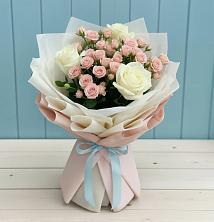 Букет цветов из:  Розы в Добровольном