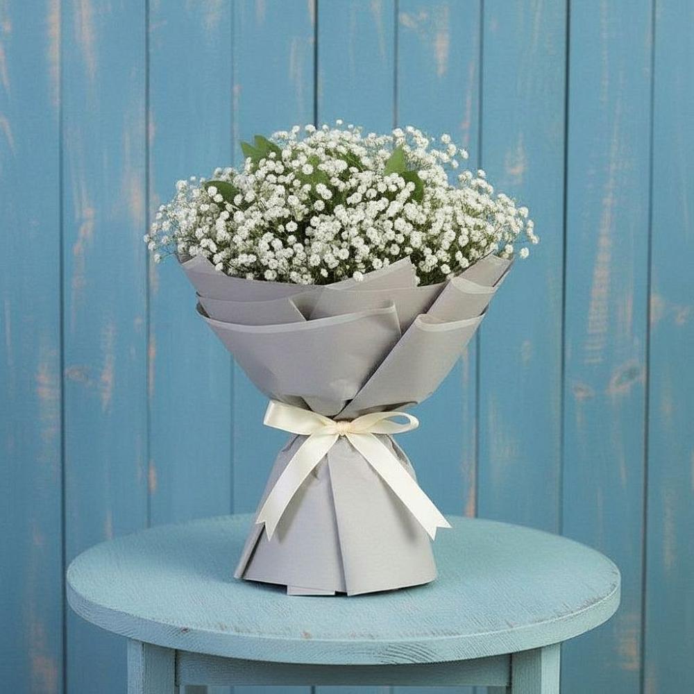 Букет цветов из: Гипсофила в Добровольном