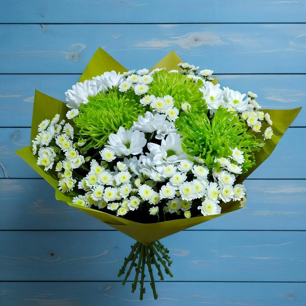 Букет цветов из: Хризантемы в Добровольном
