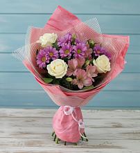 Букет цветов из:  Герберы в Добровольном
