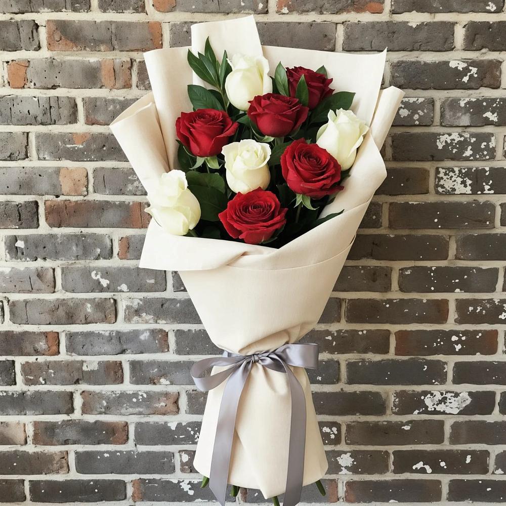 Букет цветов из: Розы в Добровольном