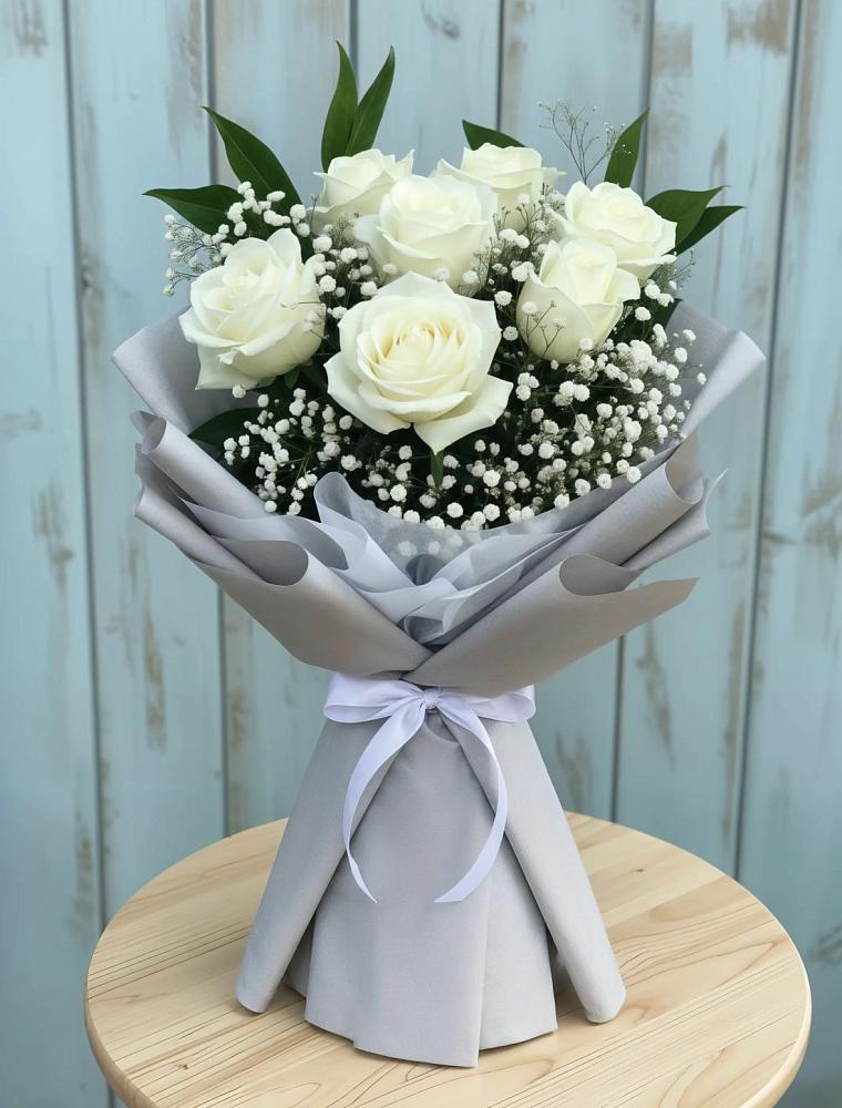 Букет цветов из: Розы в Добровольном