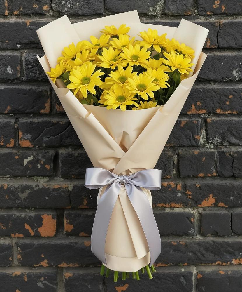 Букет цветов из: Хризантемы в Добровольном