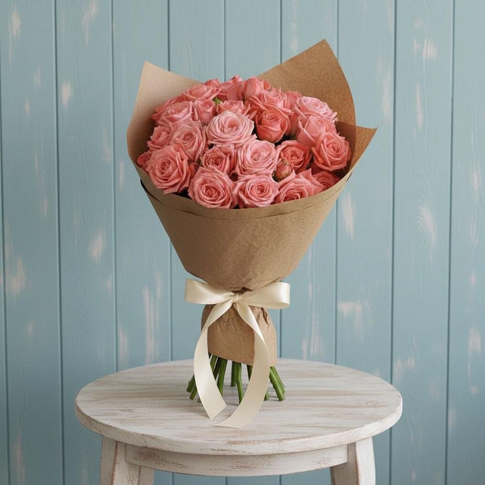 Букет цветов из: Розы в Добровольном