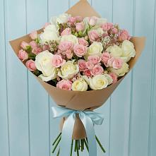 Букет цветов из:  Розы в Добровольном