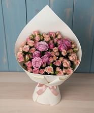 Букет цветов из:  Розы #REPLACE_PRED# Добровольном