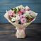 Букет цветов из: Хризантемы, Альстромерии и Розы в Добровольном